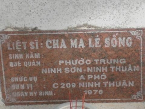 Nhắn tìm thân nhân liệt sỹ  Cha Ma Lé Sống