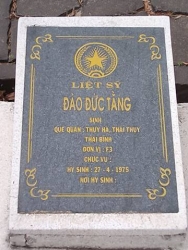  Nhắn tìm thân nhân liệt sỹ  Đào Đức Tằng