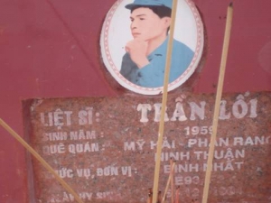 Nhắn tìm thân nhân liệt sỹ Trần Lối