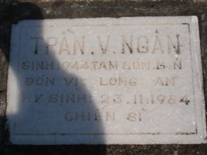 Nhắn tìm thân nhân liệt sỹ Trần V.Ngân