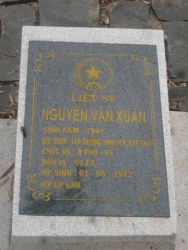 Nhắn tìm thân nhân liệt sỹ  Nguyễn Văn Xuân