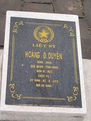  Nhắn tìm thân nhân liệt sỹ  Hoàng.Đ.Duyên