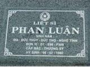 Tìm thân nhân liệt sĩ Phan Luận