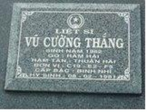 Tìm thân nhân liệt sĩ Vũ Cường Thắng