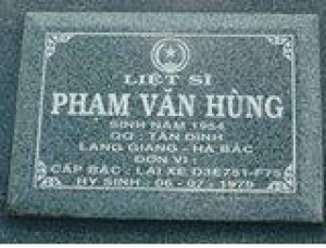 Tìm thân nhân liệt sĩ Phạm Văn Hùng