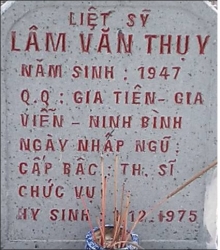Tìm thân nhân liệt sĩ Lâm Văn Thụy