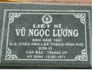 Tìm thân nhân liệt sĩ Vũ Ngọc Lương