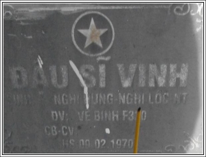 Nhắn tim thân nhân liệt sỹ Đậu Sĩ Vinh