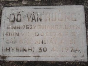 Nhắn tìm thân nhân liệt sỹ Đỗ Văn Hưởng 