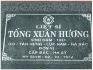 Tìm thân nhân liệt sĩ Tống Xuân Hương