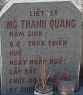 Tìm thân nhân liệt sĩ Nguyễn Thanh Quang