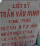 Tìm thân nhân liệt sĩ Trần Văn Minh