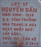 Tìm thân nhân liệt sĩ Nguyễn Dần